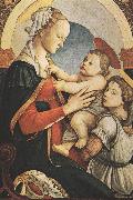Sandro Botticelli modonna with Child and an Angel (mk36) Spain oil painting artist